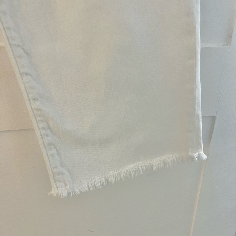 NWT J. Crew Women's White Boyfriend Jeans - Picture 5 of 8